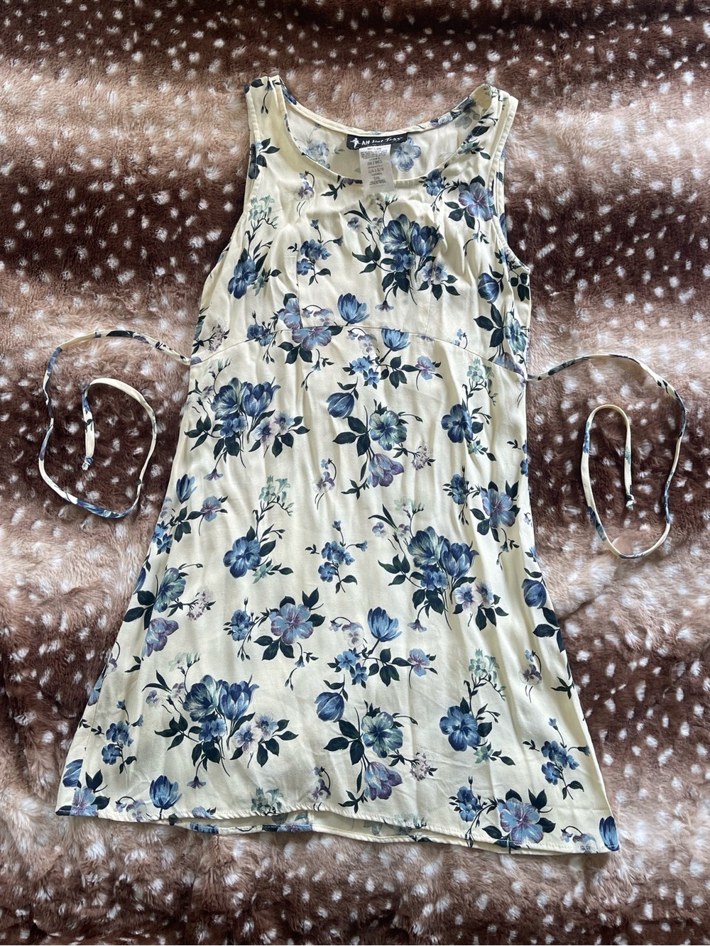 Vintage All That Jazz floral mini dress